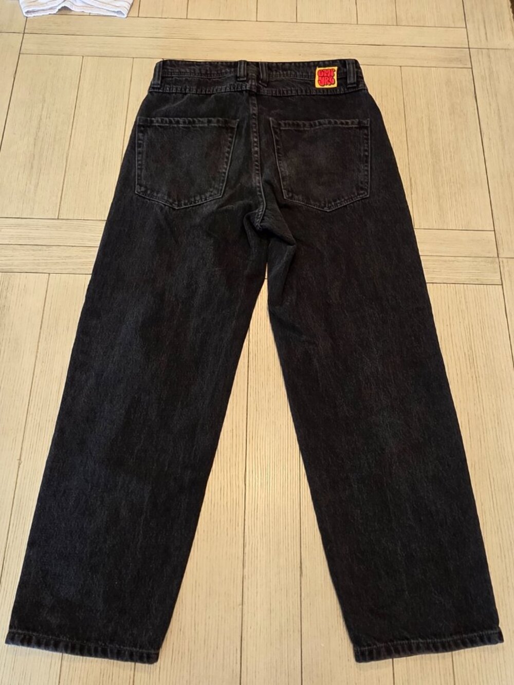 Empyre Relax Loose Fit Black Patch Skater Jeans | Size 28 (mens women unisex) - Picture 10 of 10
